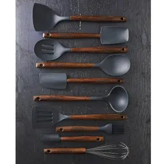 Xẻng xúc lật thức ăn, xẻng xào nấu đa năng Scanpan 31cm 52541103, silicon chịu nhiệt