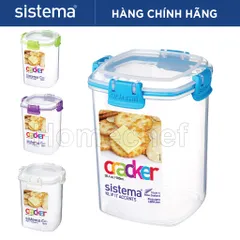 Hộp đựng thực phẩm Sistema 900ml - An toàn sức khỏe, không chứa BPA, Dùng trong lò vi sóng, Sản xuất tại New Zealand