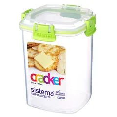 Hộp đựng thực phẩm Sistema 900ml - An toàn sức khỏe, không chứa BPA, Dùng trong lò vi sóng, Sản xuất tại New Zealand