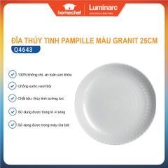 Bộ bát đĩa thủy tinh Luminarc Pampille 12 chi tiết PG12A - Chất liệu an toàn, cổ điển và hiện đại cho bếp nhà bạn