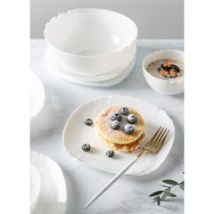 Bộ 3 Đĩa Thủy Tinh Nông Lòng Luminarc Lotusia 25cm H1372*3 - An Toàn, Thẩm Mỹ cho Nhà Bếp Hiện Đại