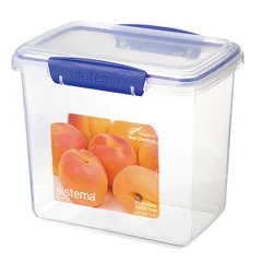 Hộp Đựng Thực Phẩm Sistema 1900ml - Nhựa Cao Cấp An Toàn, Chịu Nhiệt, Dùng Trong Lò Vi Sóng, Xuất Xứ New Zealand