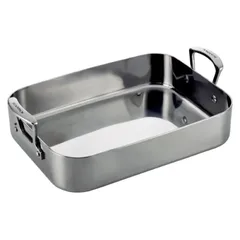 Khay Nướng Inox Scanpan Fusion5 35x24cm - Chảo Nướng Chịu Nhiệt Tối Đa, Dùng Bếp Từ & Lò Nướng - Hàng Chính Hãng