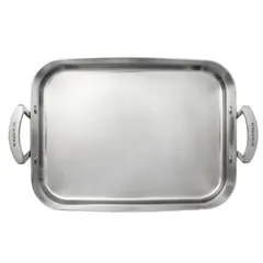 Khay Nướng Inox Scanpan Fusion5 35x24cm - Chảo Nướng Chịu Nhiệt Tối Đa, Dùng Bếp Từ & Lò Nướng - Hàng Chính Hãng