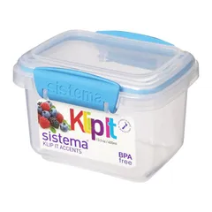 Hộp Đựng Thực Phẩm Sistema 400ml - Nhựa An Toàn, Không Chứa BPA, Dùng Lò Vi Sóng, Hàng Chính Hãng New Zealand