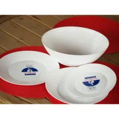 Đĩa thủy tinh Luminarc Harena 23cm - Đĩa sâu lòng phong cách Pháp, chống xước, an toàn lò vi sóng, hàng chính hãng