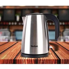 Bình đun siêu tốc Tefal KI197 1L 2000W - Thiết kế inox sang trọng, tự động ngắt, đèn báo sôi, bảo hành 2 năm, hàng chính hãng