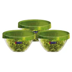 Hộp thủy tinh Luminarc KeepN 900ml hình tròn có nắp, an toàn lò vi sóng, chất liệu cao cấp, thiết kế hiện đại, tiện dụng cho bếp.