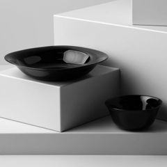 Bát ăn cơm thủy tinh Luminarc Carine màu đen 12cm H4998 - Sản phẩm chính hãng, an toàn cho sức khỏe, thiết kế hiện đại, chống xước, chống va đập.