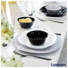 Bát ăn cơm thủy tinh Luminarc Carine màu đen 12cm H4998 - Sản phẩm chính hãng, an toàn cho sức khỏe, thiết kế hiện đại, chống xước, chống va đập.