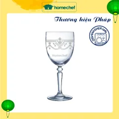 Bộ 6 Ly Vang Thủy Tinh Cao Cấp Dampierre Silver 26cl - Hàng Nhập Khẩu Pháp, Chất Liệu Bền Bỉ, An Toàn Cho Sức Khỏe
