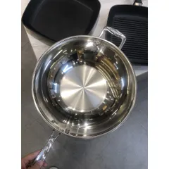 Chảo xào inox 304 Scanpan Impact 32cm - Đáy 3 lớp, chảo chịu nhiệt, dùng cho bếp từ & máy rửa bát, hàng chính hãng Đan Mạch