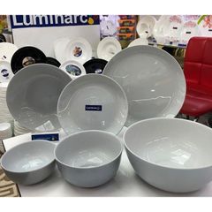 Đĩa Thủy Tinh Luminarc Diwali Granit 25cm P0870 - An Toàn Trong Máy Rửa Bát, Thiết Kế Hiện Đại, Chính Hãng Pháp