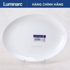 Đĩa thủy tinh bầu dục Luminarc Diwali 33cm N3606 - Hàng chính hãng, an toàn sức khỏe, thiết kế hiện đại cho bếp nhà bạn.