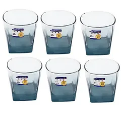 Bộ cốc thủy tinh thấp Luminarc Sterling Mazarine 6 chiếc 30cl - Kiểu dáng hiện đại, an toàn cho sức khỏe, bền màu và dễ vệ sinh