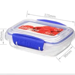 Bộ 6 hộp đựng Sistema Klip It - 1760 (1x2lit, 1x1lit, 2x400ml, 2x200ml)