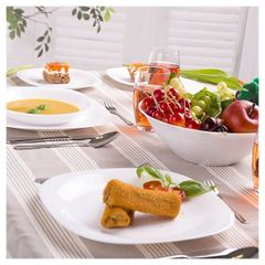 Đĩa Thủy Tinh Luminarc Carine 19cm Dùng Bàn Ăn và Lò Vi Sóng - Thiết Kế Tinh Tế, An Toàn Chính Hãng Pháp