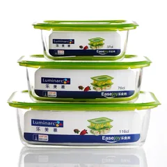 Hộp thủy tinh Luminarc Keep'N G3255 - 1.16L, an toàn cho lò vi sóng và máy rửa bát, chống xước, chất liệu cao cấp từ Pháp