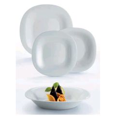 Đĩa thủy tinh Luminarc Carine Granit 19cm - Dùng trong lò vi sóng và máy rửa bát, an toàn, chống xước, phong cách hiện đại