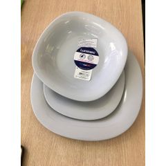Đĩa thủy tinh Luminarc Carine Granit 19cm - Dùng trong lò vi sóng và máy rửa bát, an toàn, chống xước, phong cách hiện đại