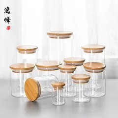 Hũ thủy tinh Luminarc 1.1L nắp gỗ - Đựng thực phẩm an toàn sức khỏe, chống xước, thiết kế Pháp, lưu trữ thực phẩm trong tủ lạnh