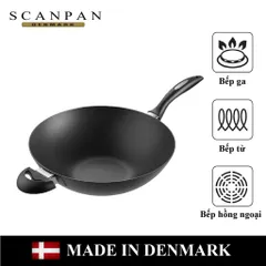 Chảo Xào Chống Dính Scanpan IQ 28cm - An Toàn Sức Khỏe, Bảo Hành 3 Năm, Thiết Kế Sang Trọng, Sản Xuất Đan Mạch