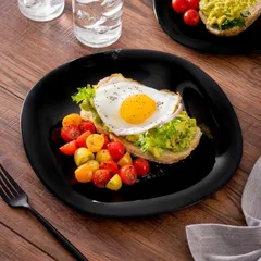 Đĩa thủy tinh cường lực Luminarc Carine 19cm - An toàn lò vi sóng, máy rửa bát, thiết kế hiện đại, sản xuất tại Pháp