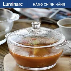 Thố thủy tinh Luminarc Granity dung tích 2.5L - H1584, có nắp đậy, dùng máy rửa bát, lò vi sóng