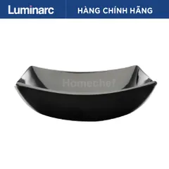 Đĩa Thủy Tinh Sâu Đựng Thực Phẩm Luminarc Quadrato 20cm - An Toàn Lò Vi Sóng, Chất Liệu Cao Cấp, Hàng Chính Hãng Từ Pháp