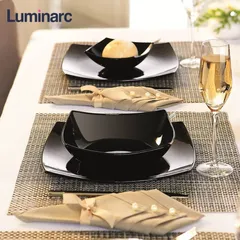 Đĩa Thủy Tinh Sâu Đựng Thực Phẩm Luminarc Quadrato 20cm - An Toàn Lò Vi Sóng, Chất Liệu Cao Cấp, Hàng Chính Hãng Từ Pháp