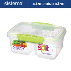 Hộp Đựng Thực Phẩm Sistema 850ml An Toàn Sức Khỏe, Không Chứa BPA, Dùng Lò Vi Sóng, Sản Xuất New Zealand