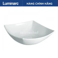 Bát Thủy Tinh Đựng Thực Phẩm Luminarc Quadrato 16cm - H4743/07801, An Toàn Cho Lò Vi Sóng, Sản Xuất Tại Pháp, Thiết Kế Hiện Đại