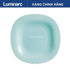 Đĩa Thủy Tinh Luminarc Carine Xanh Ngọc 19cm - An Toàn Lò Vi Sóng, Máy Rửa Bát, Sản Xuất Pháp - Hàng Chính Hãng