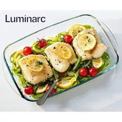 Bộ khay nướng Luminarc Multi One 3 chi tiết 35x24cm, thủy tinh cường lực, dùng lò vi sóng, lò nướng - J1340*3