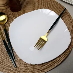 Bộ 6 đĩa thủy tinh Luminarc Lotusia 23cm N3620 - Thủy tinh cường lực an toàn, dùng cho lò vi sóng & máy rửa bát, sang trọng và bền đẹp