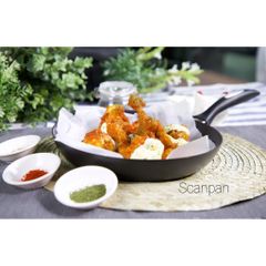 Chảo chống dính Scanpan IQ 24cm cho bếp từ - Thiết kế hiện đại, bảo hành 3 năm, công nghệ chống dính GreenTek an toàn sức khỏe