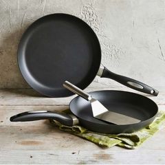 Chảo chống dính Scanpan IQ 24cm cho bếp từ - Thiết kế hiện đại, bảo hành 3 năm, công nghệ chống dính GreenTek an toàn sức khỏe