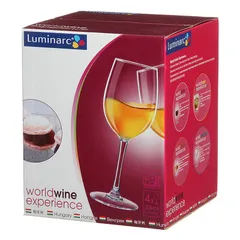 Bộ ly vang thủy tinh Luminarc So Wine 4 chiếc 350ml - Sang trọng, tinh tế, phù hợp cho thưởng thức rượu vang