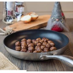 Chảo chống dính Scanpan CTX 26cm 7 lớp - Công nghệ Greentek an toàn, dùng mọi loại bếp, bảo hành 3 năm, thiết kế inox sang trọng
