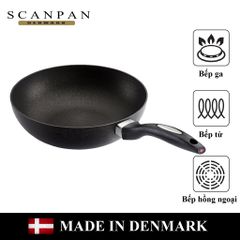 Chảo chống dính Scanpan IQ 24cm - Chảo bếp từ, an toàn sức khỏe, bảo hành 3 năm, hàng chính hãng, thiết kế Đan Mạch