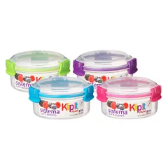 Hộp Nhựa Đựng Thực Phẩm Sistema 300ml - An Toàn, Không Chứa BPA, Dùng Lò Vi Sóng, Hàng Chính Hãng New Zealand
