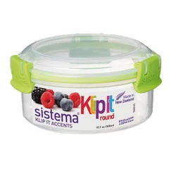 Hộp Nhựa Đựng Thực Phẩm Sistema 300ml - An Toàn, Không Chứa BPA, Dùng Lò Vi Sóng, Hàng Chính Hãng New Zealand