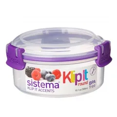 Hộp Nhựa Đựng Thực Phẩm Sistema 300ml - An Toàn, Không Chứa BPA, Dùng Lò Vi Sóng, Hàng Chính Hãng New Zealand