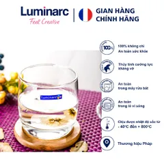 Bộ 6 cốc thủy tinh Luminarc Vigne 310ml - Kiểu dáng hiện đại, an toàn, bền đẹp - Hàng chính hãng