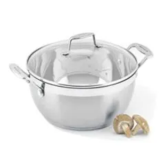 Nồi Hầm Inox 304 Scanpan Impact 32cm 8.5L - Dùng Bếp Từ và Máy Rửa Bát, Hàng Chính Hãng, Thiết Kế Sang Trọng