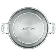 Nồi Hầm Inox 304 Scanpan Impact 32cm 8.5L - Dùng Bếp Từ và Máy Rửa Bát, Hàng Chính Hãng, Thiết Kế Sang Trọng
