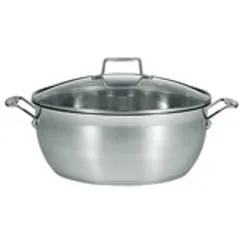 Nồi Hầm Inox 304 Scanpan Impact 32cm 8.5L - Dùng Bếp Từ và Máy Rửa Bát, Hàng Chính Hãng, Thiết Kế Sang Trọng