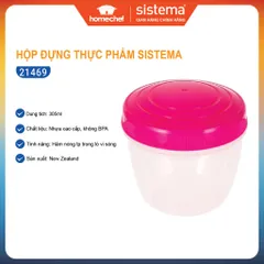 Hộp đựng sữa chua Sistema To Go 305ml - An toàn BPA, chất liệu cao cấp, dùng cho vi sóng & máy rửa bát - Hàng chính hãng New Zealand
