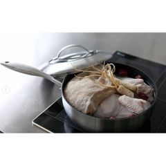 Chảo chống dính Scanpan CTX 26cm/3.7L - Thiết kế inox sang trọng, bảo hành 3 năm, an toàn sức khỏe, phù hợp với mọi loại bếp