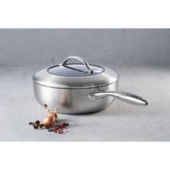 Chảo chống dính Scanpan CTX 26cm/3.7L - Thiết kế inox sang trọng, bảo hành 3 năm, an toàn sức khỏe, phù hợp với mọi loại bếp